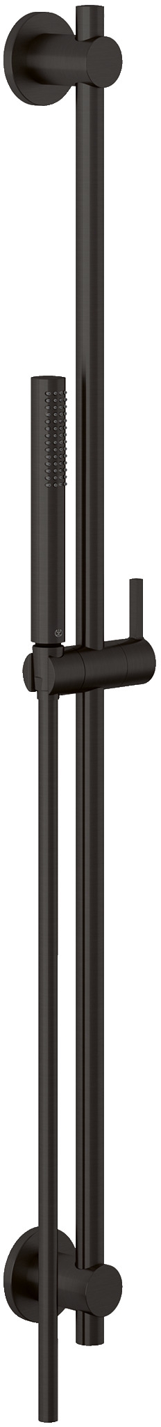 Kludi Nova Fonte Puristic conjunto de ducha a pared negro 20840N2-15