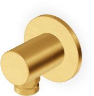 Zucchetti Jingle codo de conexión a pared oro Z93924.C41