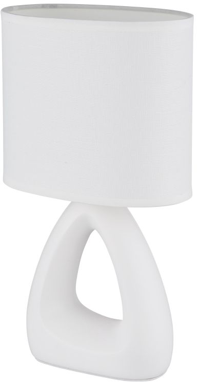 Globo Lighting Triangle lámpara de sobremesa 1x40 W blanco 21731W