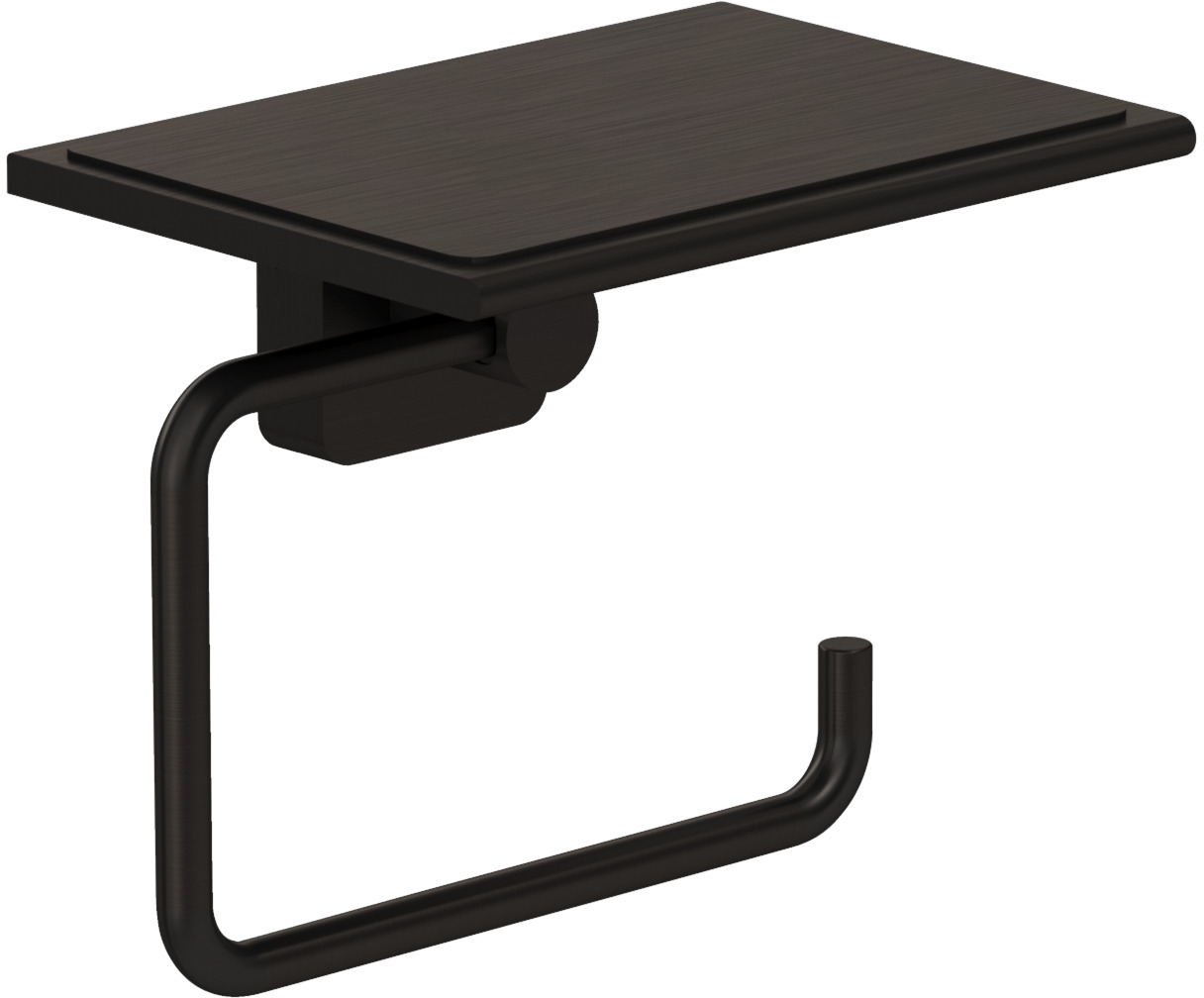 Kludi Vela S portarrollos de papel higiénico negro 25971N2