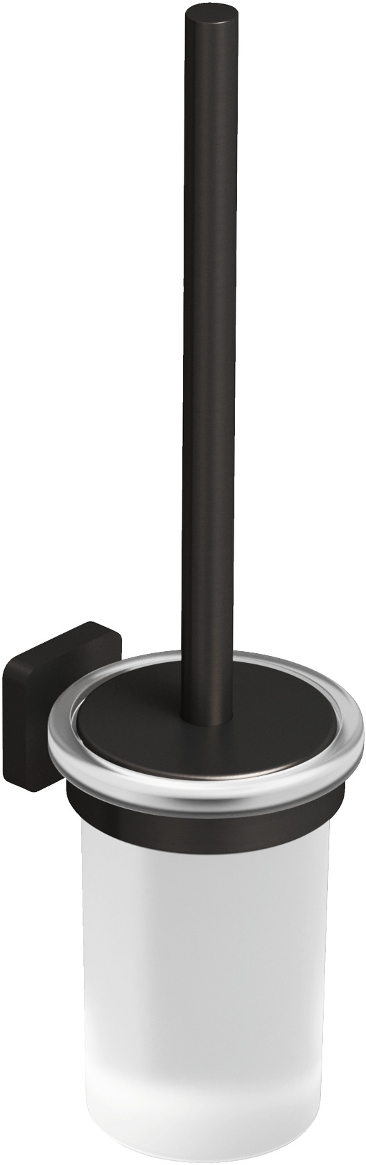 Kludi Vela S escobilla de baño atornillado negro 25974N2