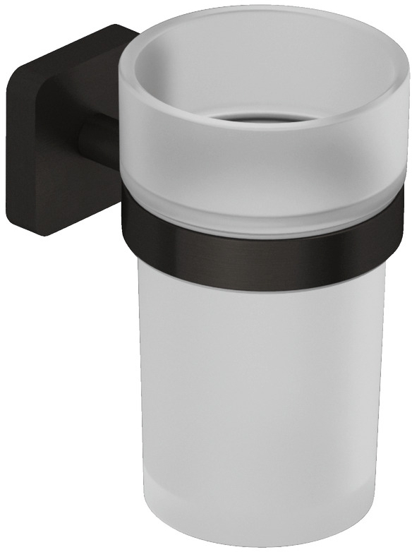 Kludi Vela S vaso para cepillos de dientes negro 25975N2