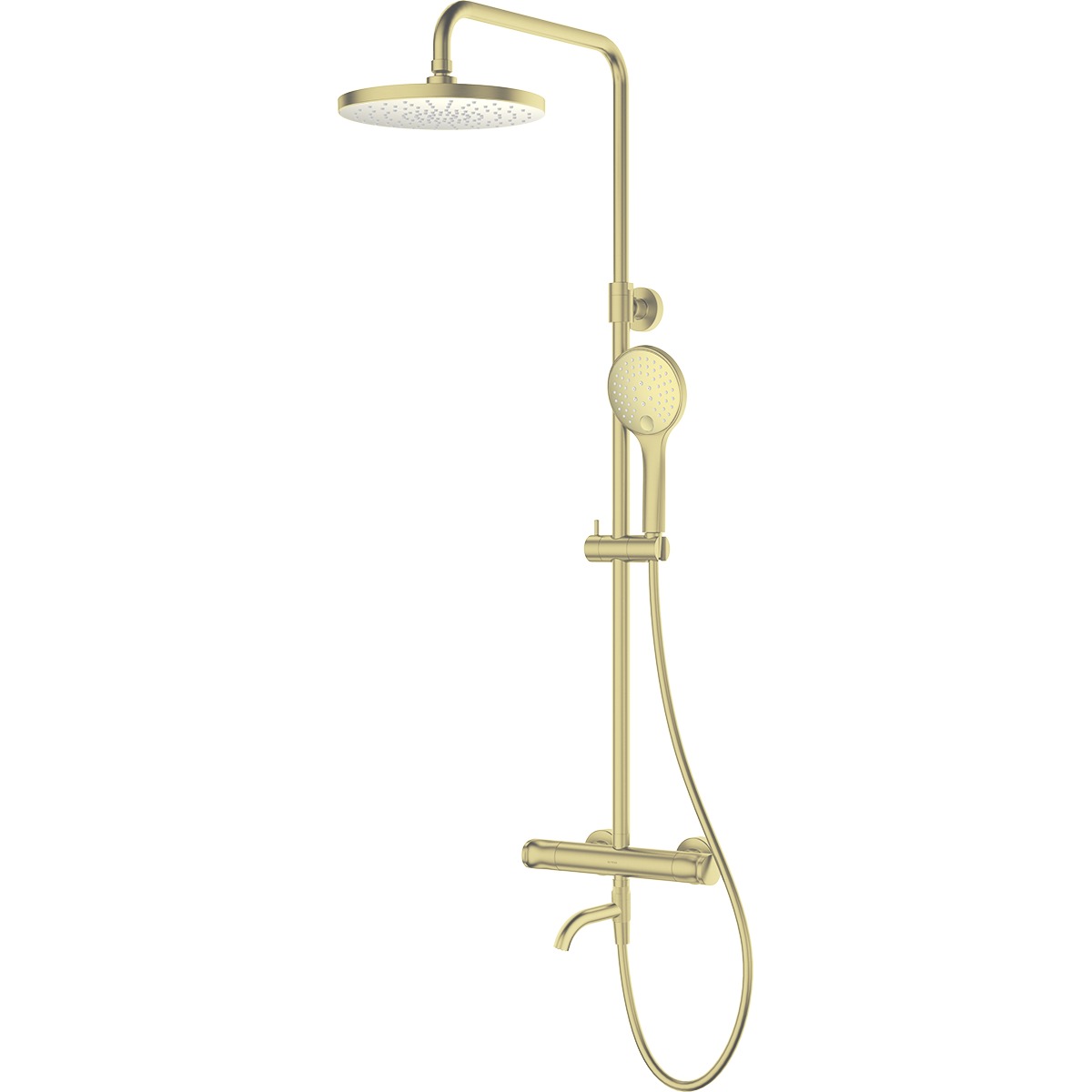 Conjunto conjunto de ducha Oltens Vatten 36505800, caño de grifo Oltens Numa 39106800