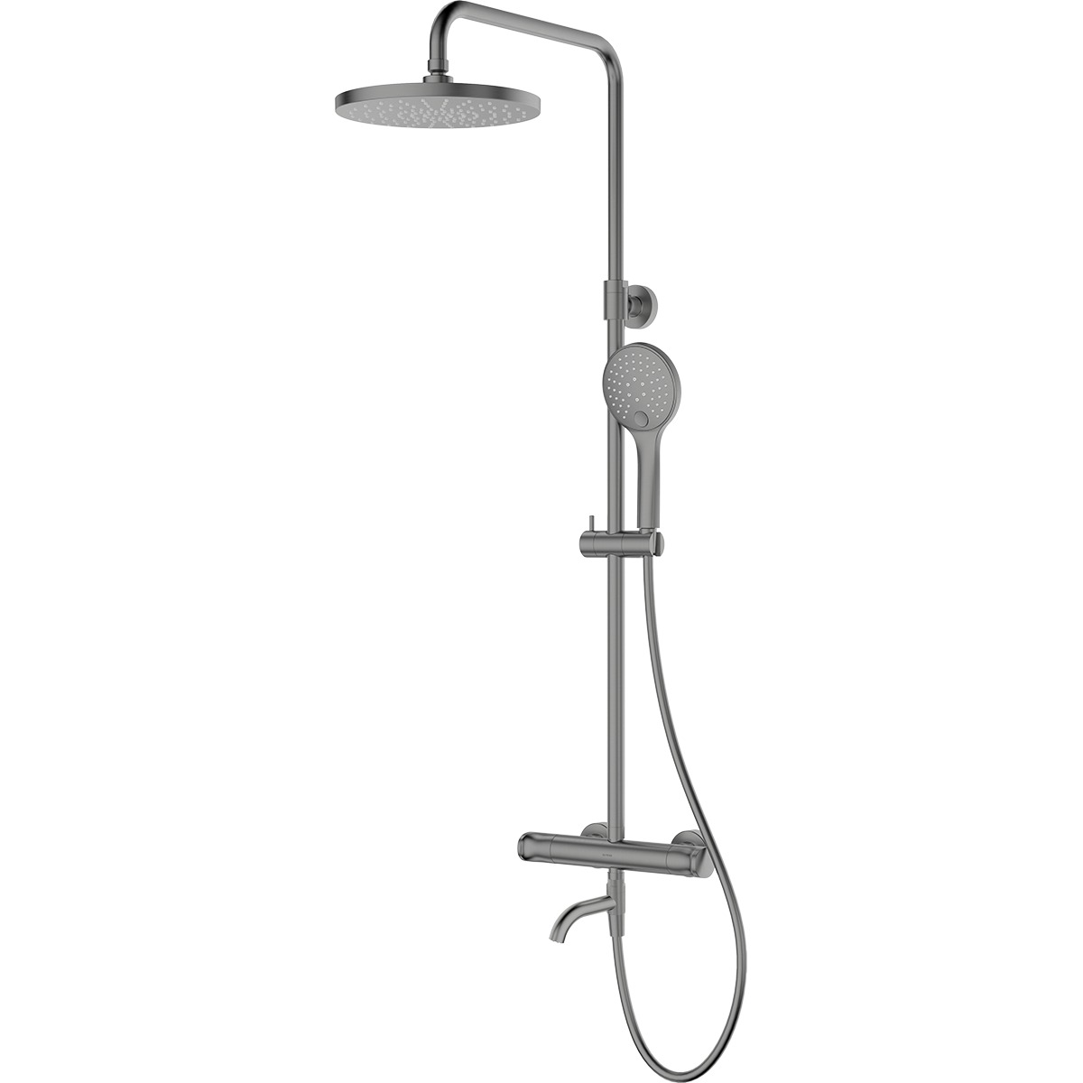 Conjunto conjunto de ducha Oltens Vatten 36505400, caño de grifo Oltens Numa 39106400