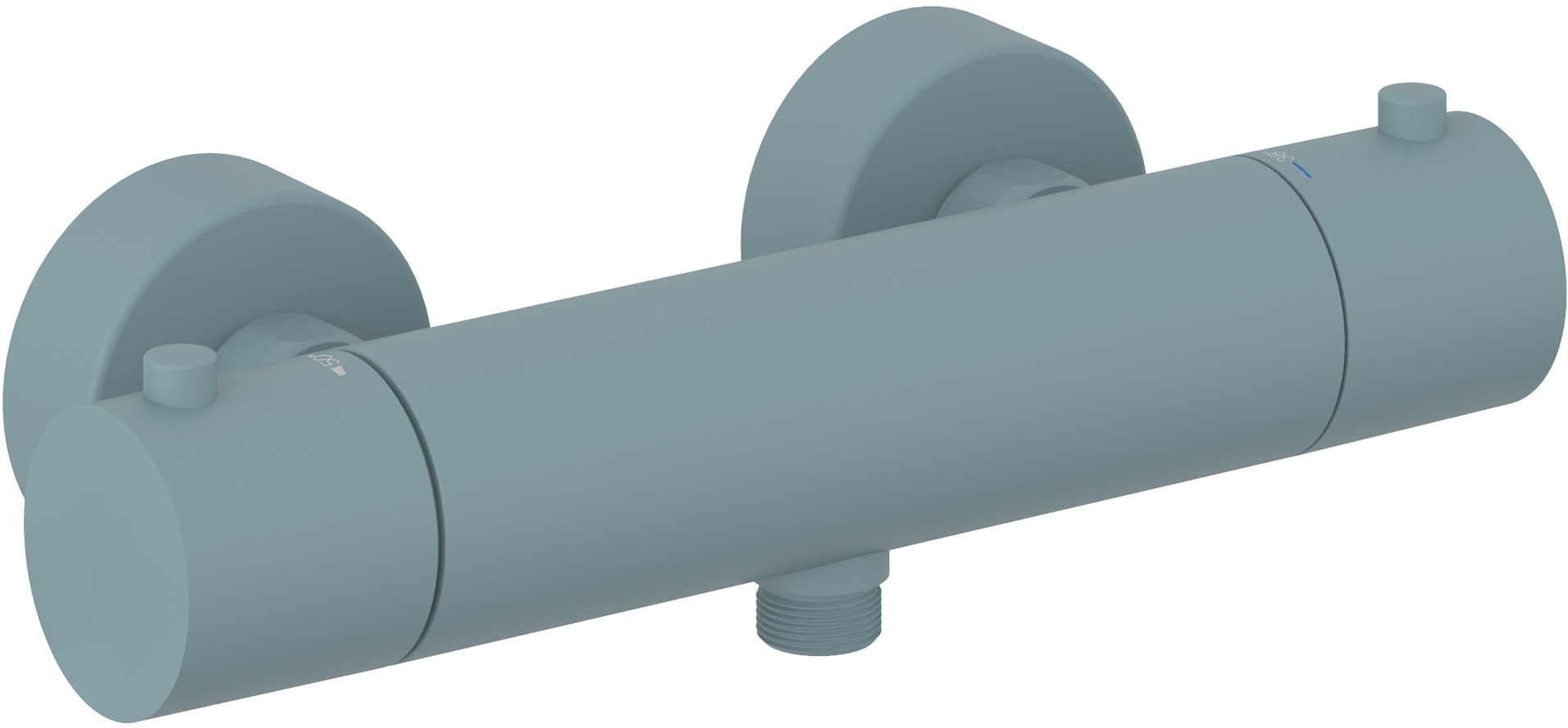 Kludi Objekta grifo para ducha a pared con termostato || 35200O338
