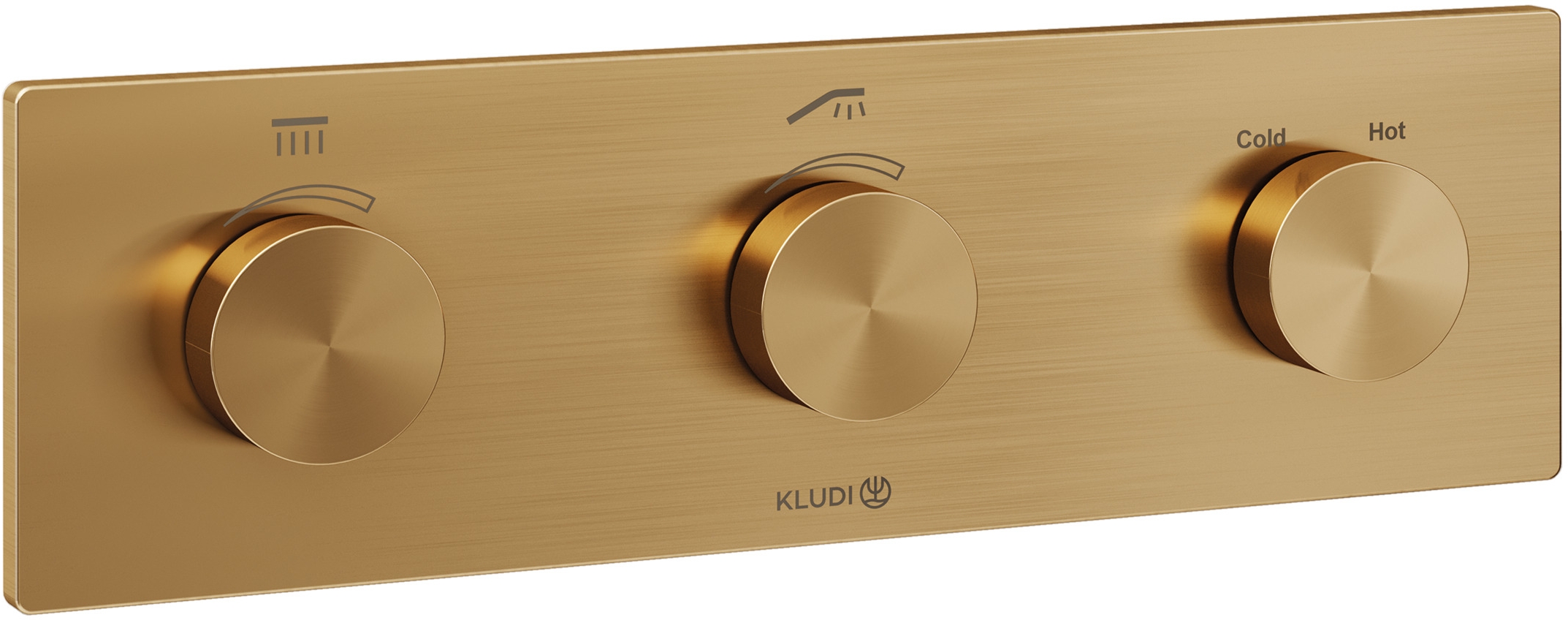 Kludi Pushtronic grifo de bañera y ducha empotrado con termostato || 38300N1-00