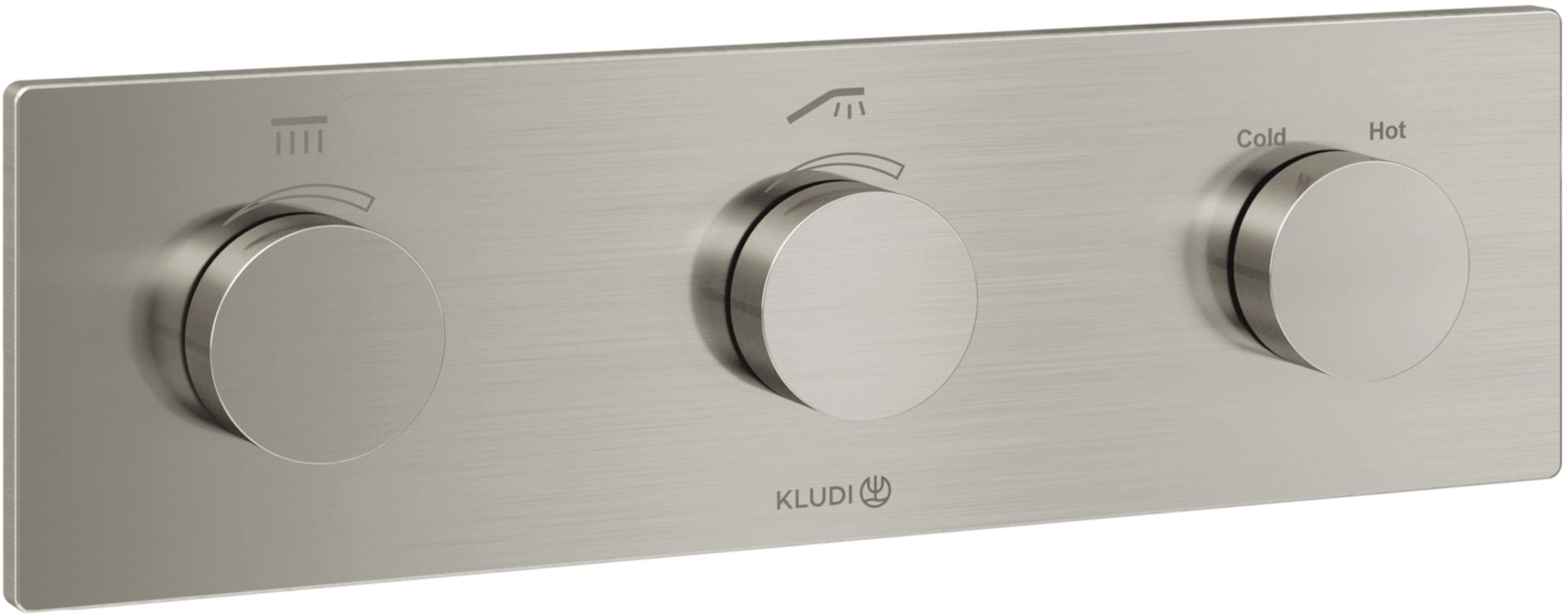 Kludi Pushtronic grifo de bañera y ducha empotrado con termostato || 38300N5-00