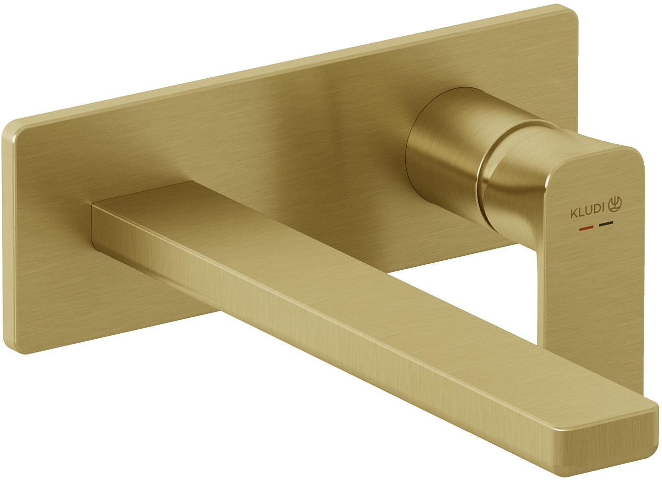 Kludi Renon grifo para lavabo empotrado oro 42245N075