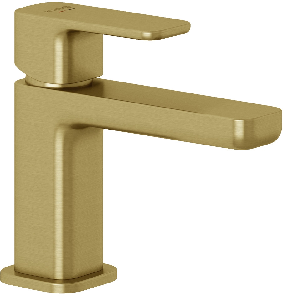 Kludi Renon grifo para lavabo de pie oro 42266N075