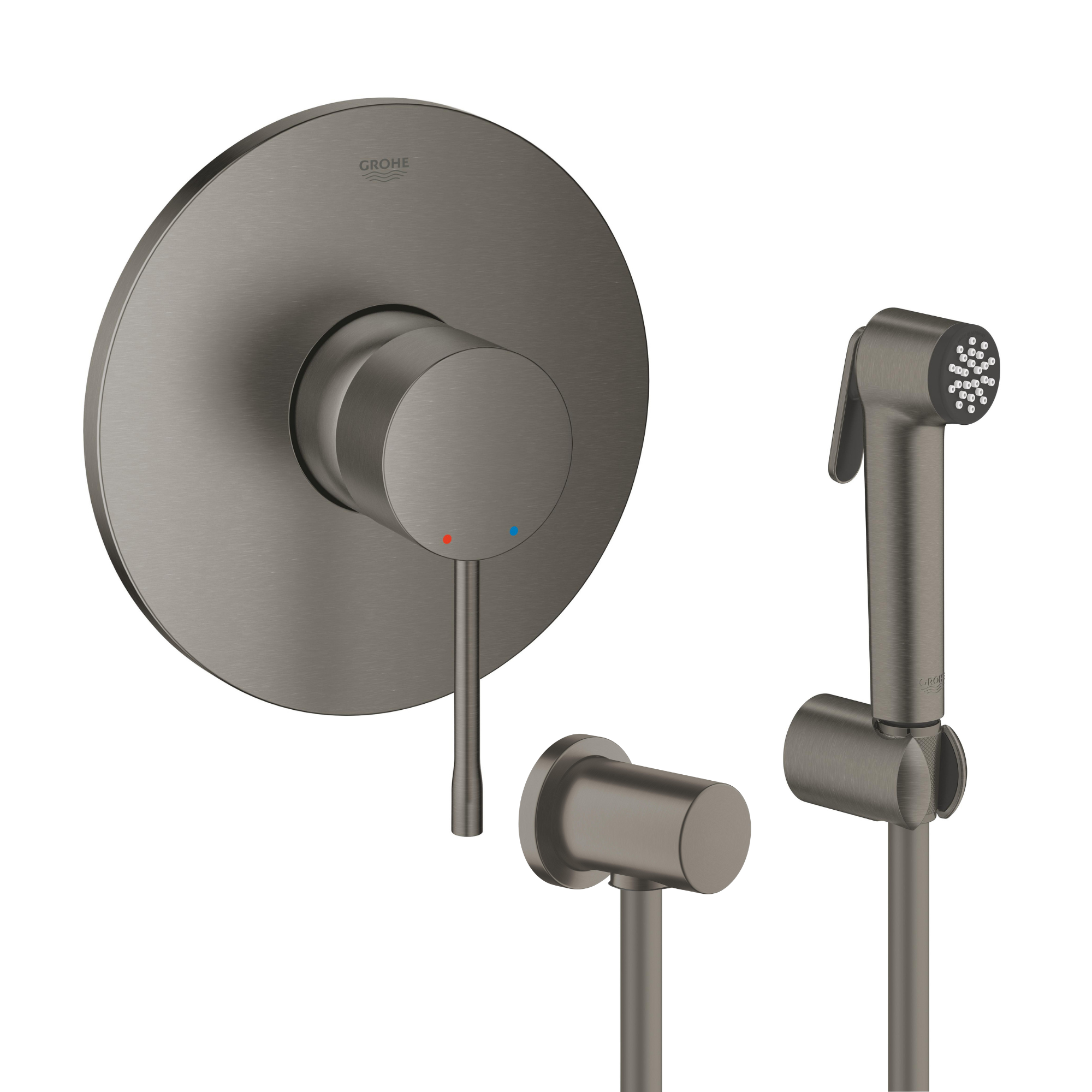 Conjunto grifo para ducha Grohe Essence 24057AL1, conjunto de rociador para bidé Grohe Tempesta 27513AL1, 27057AL0