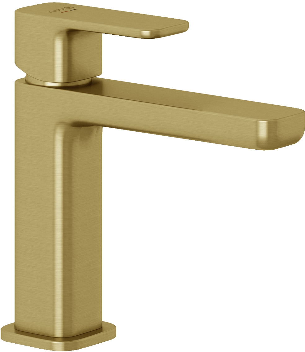 Kludi Renon grifo para lavabo de pie oro 42288N075