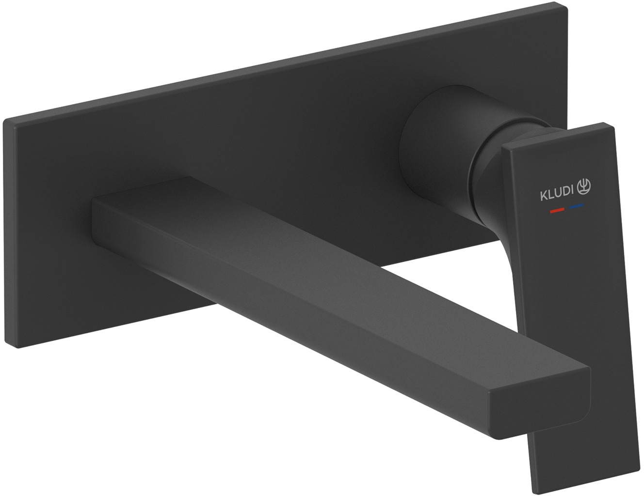 Kludi Decus grifo para lavabo empotrado negro 542443975