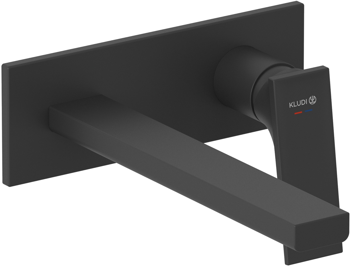 Kludi Decus grifo para lavabo empotrado negro 542453975