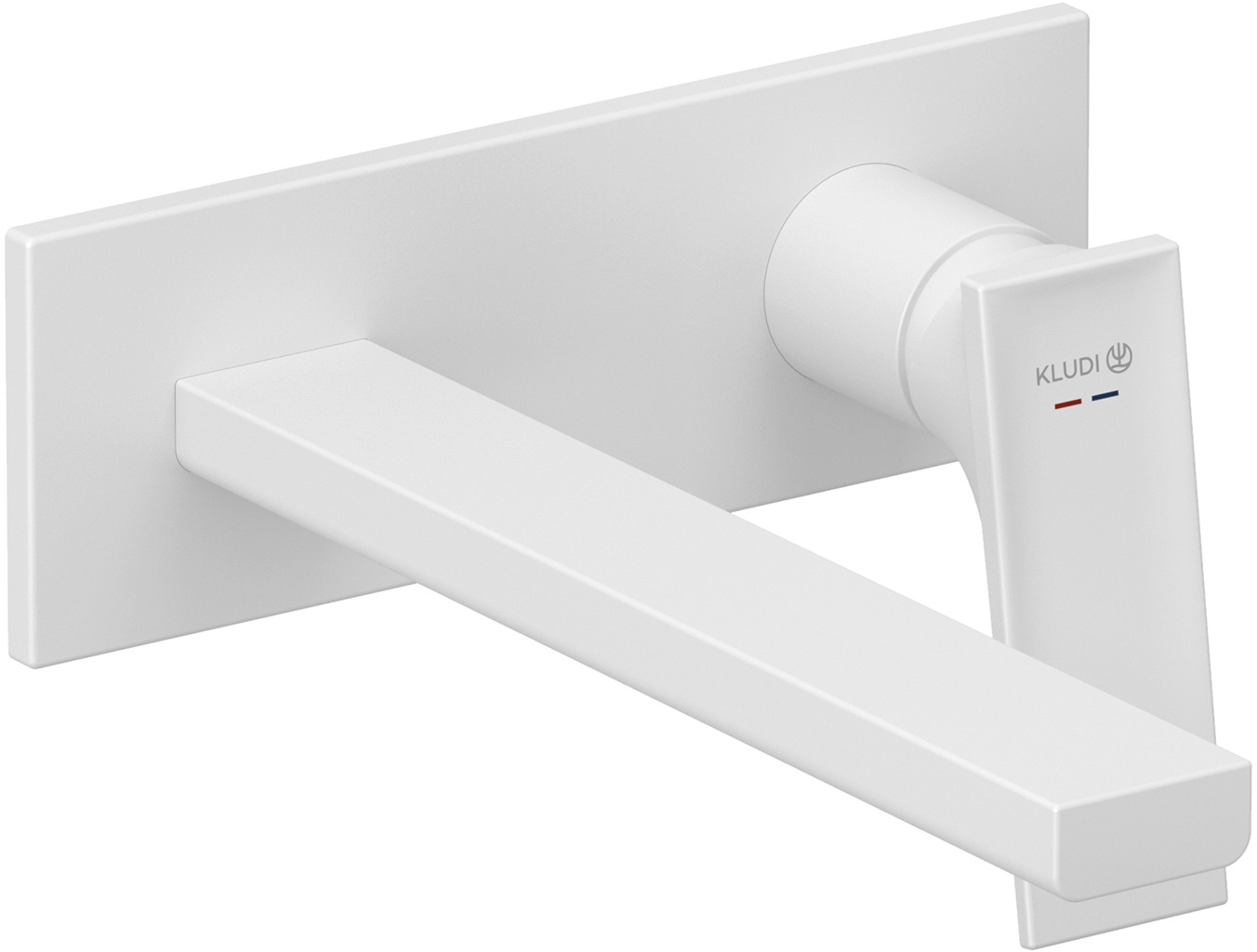 Kludi Decus grifo para lavabo empotrado blanco 542455375