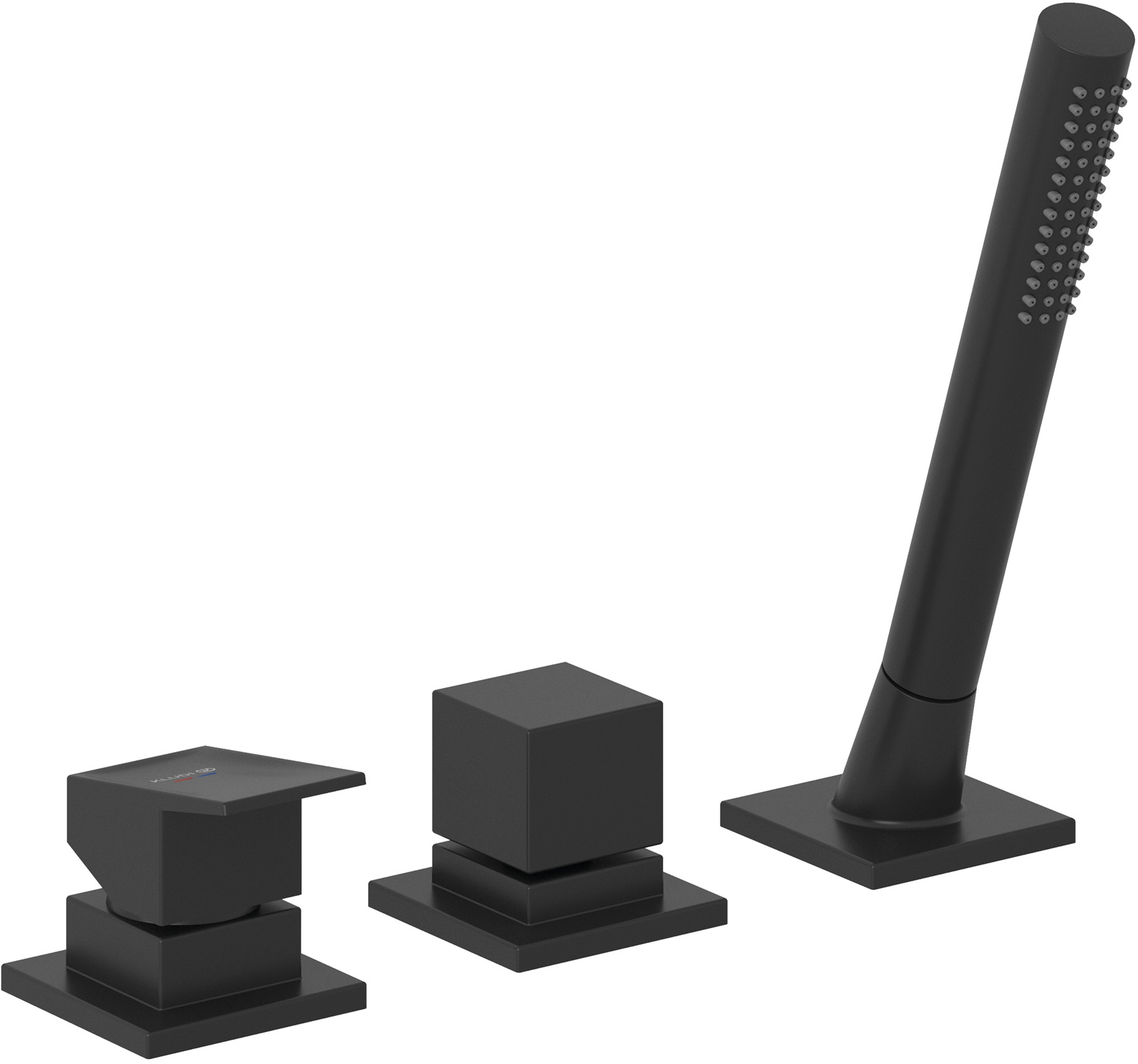 Kludi Decus grifo de bañera y ducha en bañera negro 544473975
