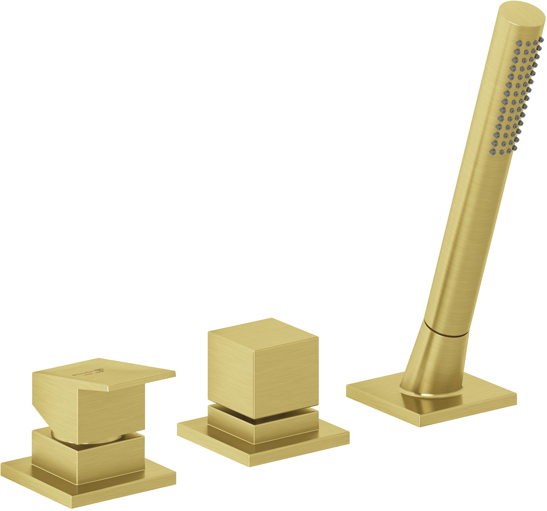 Kludi Decus grifo de bañera y ducha en bañera oro 54447N075