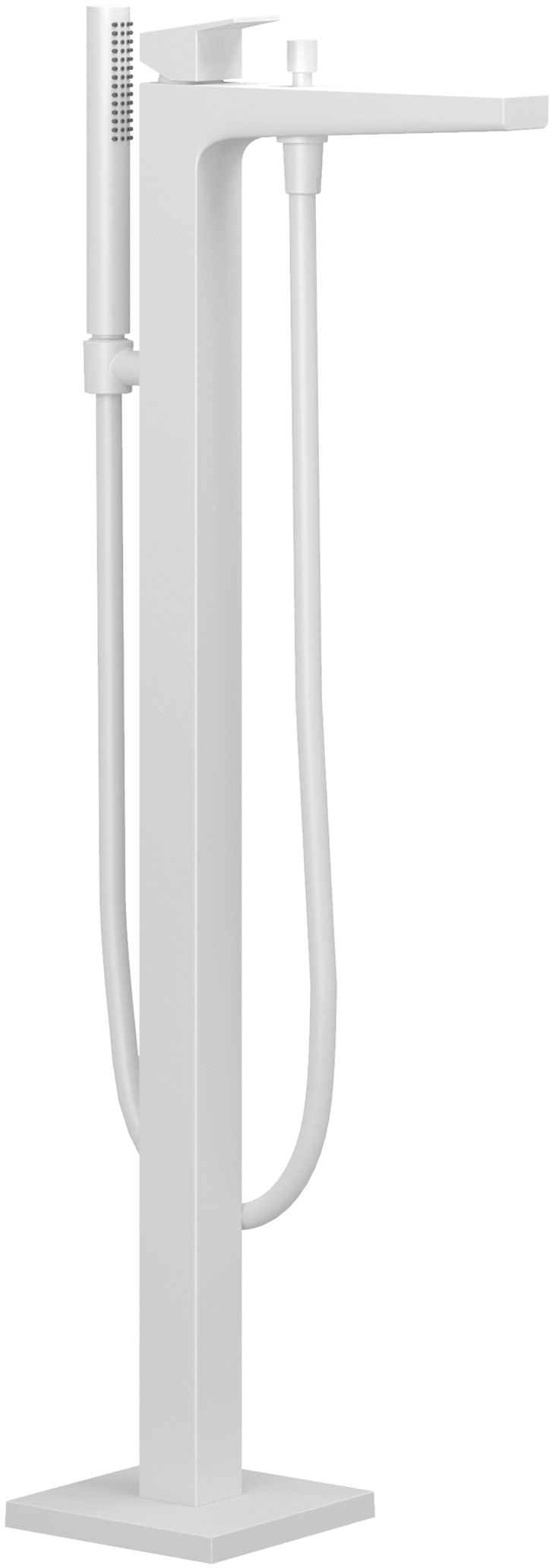 Kludi Decus grifo de bañera y ducha en suelo blanco 545905375