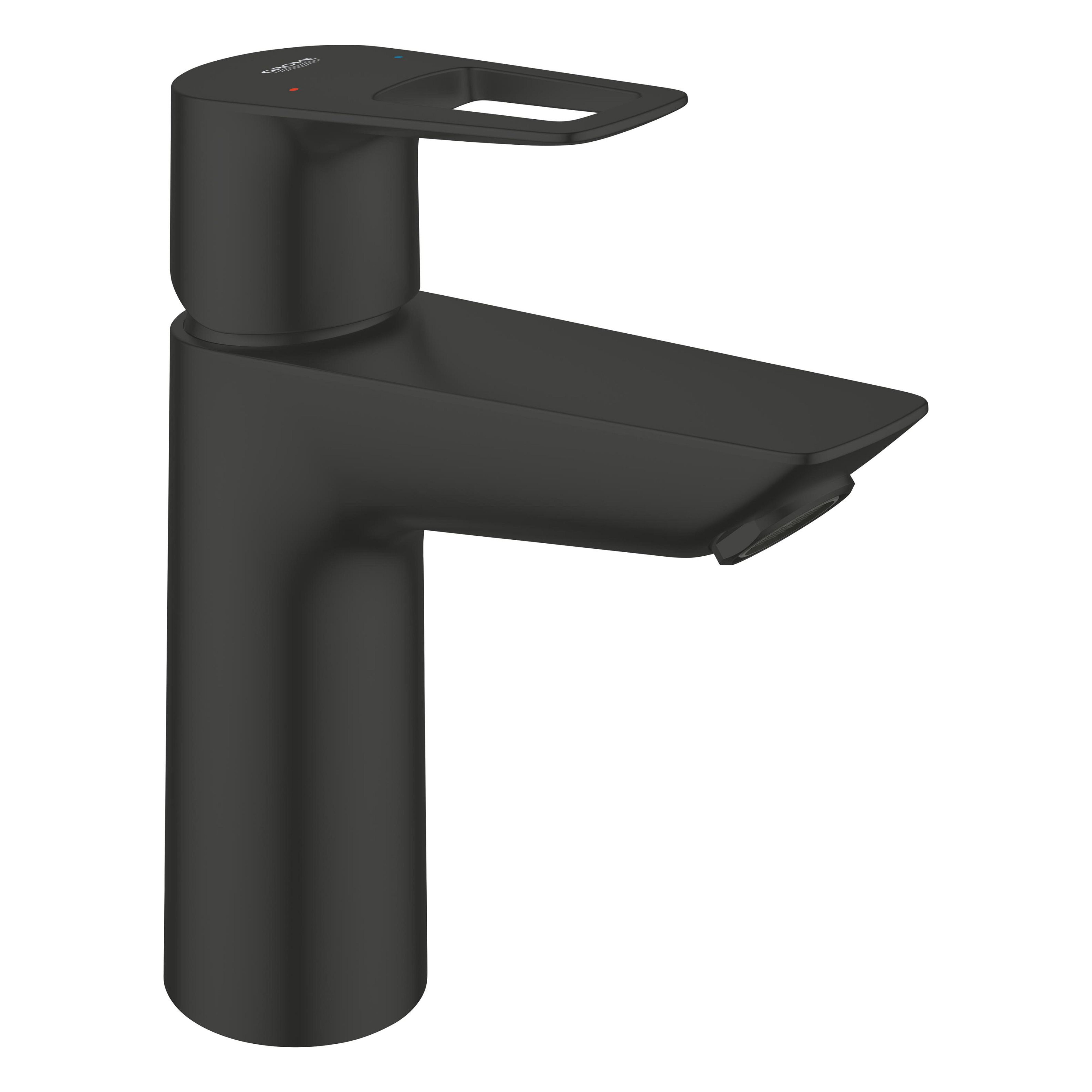 Grohe Start Edge grifo para lavabo de pie negro 237792431