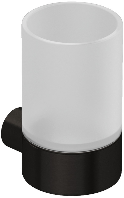 Kludi Vela R vaso para cepillos de dientes negro 58975N2