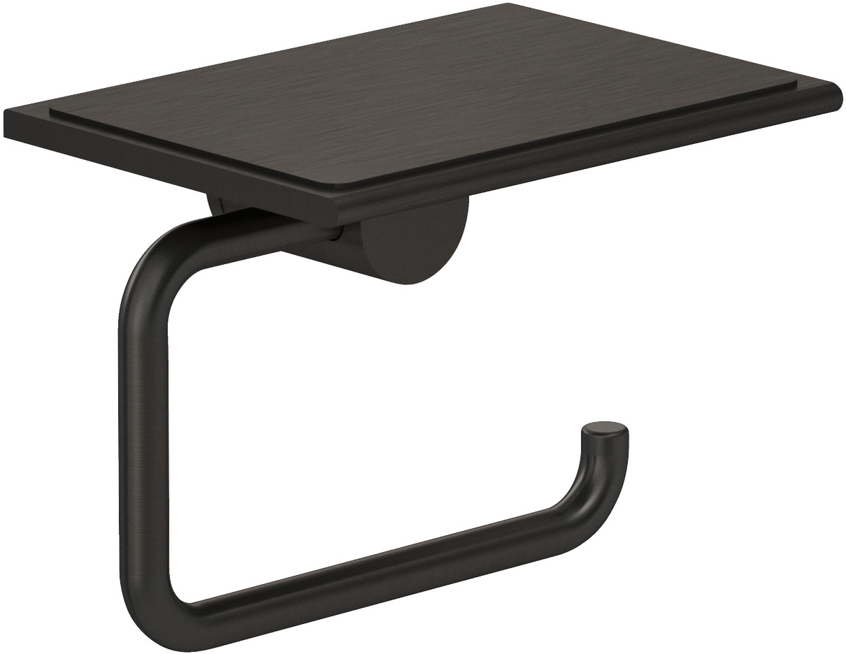 Kludi Vela R portarrollos de papel higiénico negro 58971N2