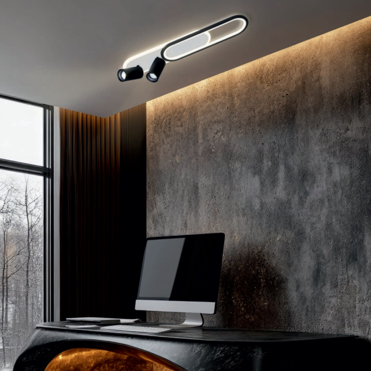 Light Prestige Parma lámpara de techo 2x8 W blanco LP-0612/1C L WH