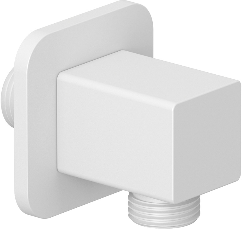 Kludi A-QA codo de conexión a pared blanco 6554853-00
