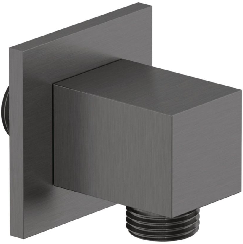 Kludi A-QA codo de conexión a pared negro 65549N2-00