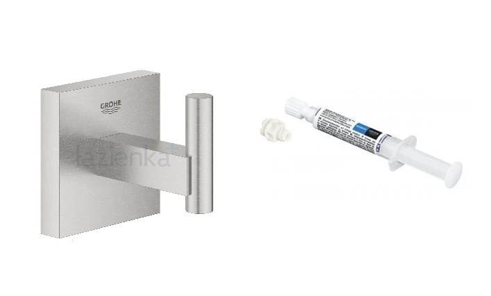 Conjunto toallero Grohe Start Cube 40961DC0, pegamento Grohe QuickGlue 41127000