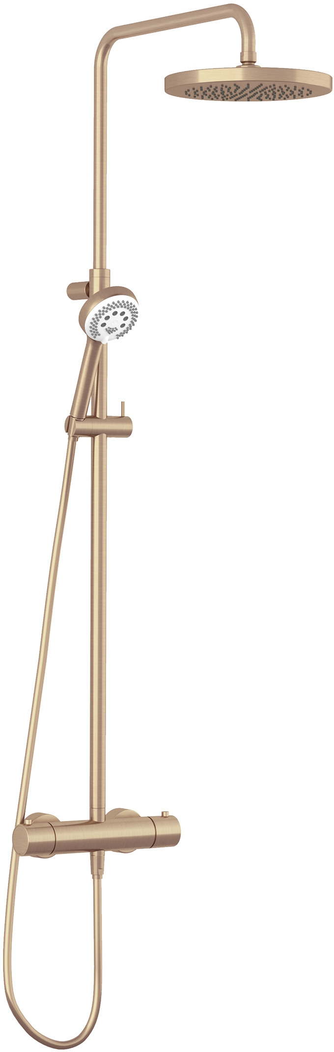 Kludi Logo Neo conjunto de ducha a pared con termostato con rociador con efecto lluvia || 68082N1-00