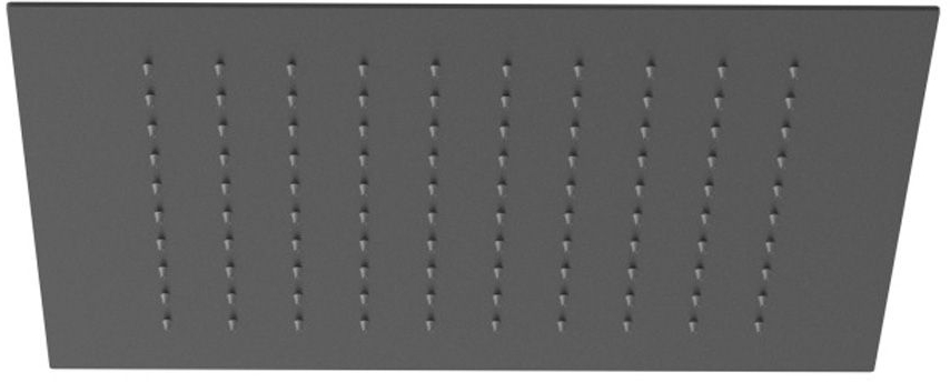 Kludi Asana ducha con efecto lluvia 34x34 cm cuadrada negro 6940039-00