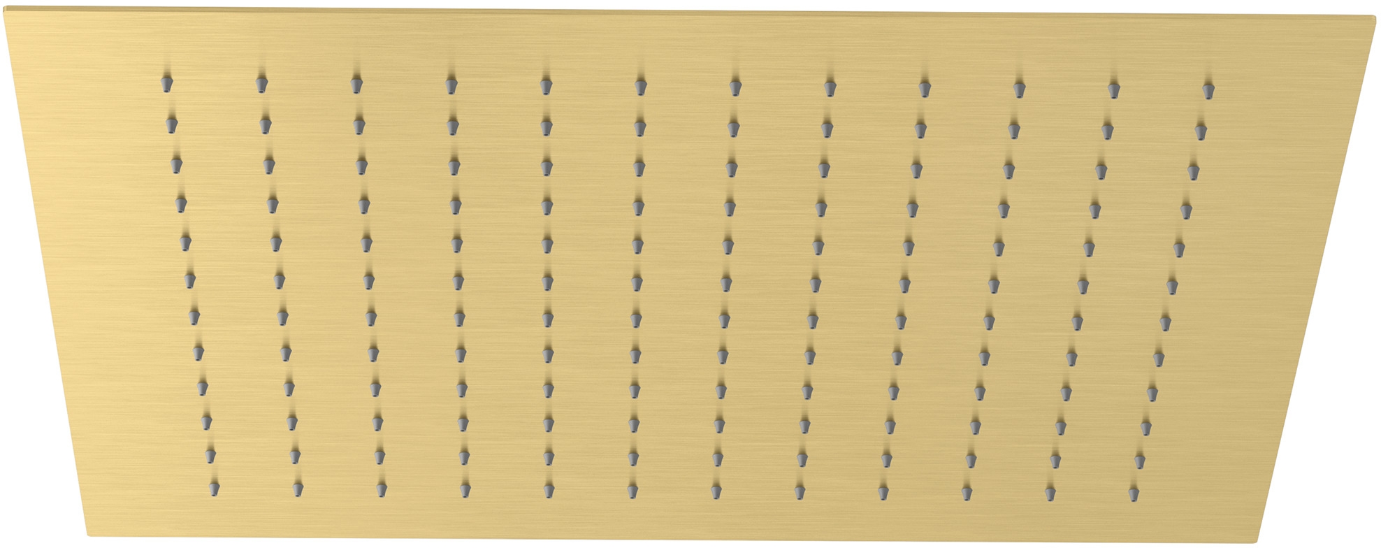 Kludi Asana ducha con efecto lluvia 44x44 cm cuadrada oro 69410N0-00