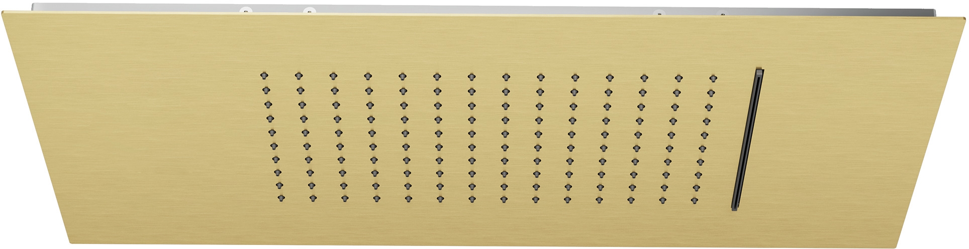 Kludi Asana ducha con efecto lluvia 60x30 cm rectangular oro 69450N0-00