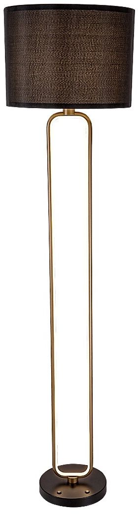 Rabalux Domiro lámpara de pie 1x60 W negro-oro 74043