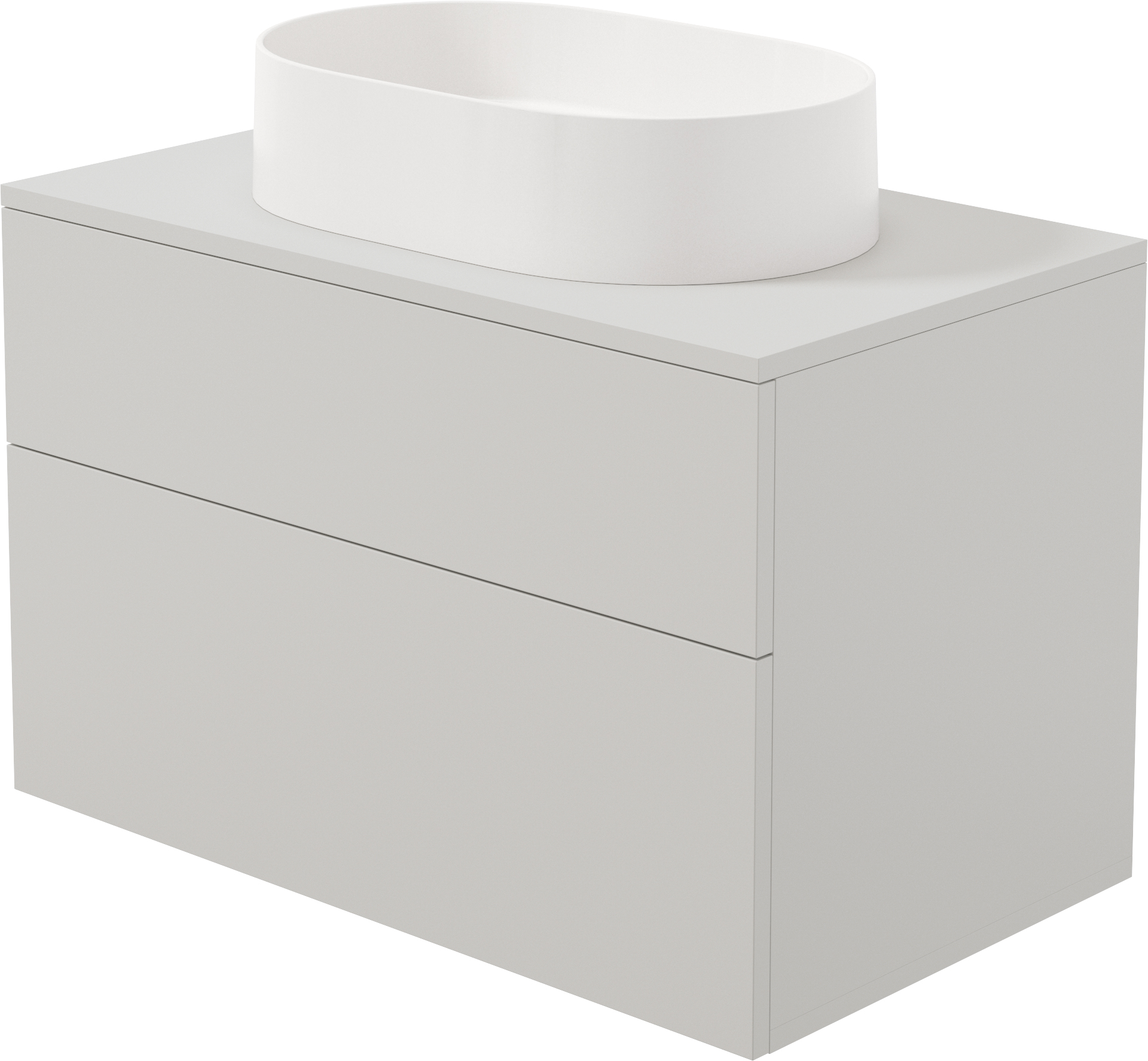 Deante Prizma lavabo con mueble y encimera 80 cm beige SDKB8SAU6S