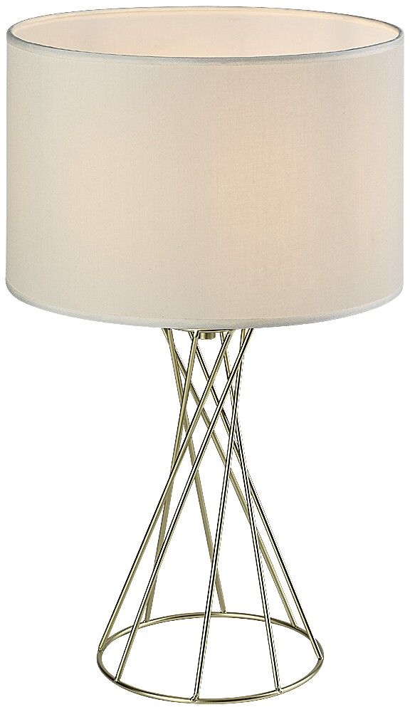 Rabalux Nivra lámpara de sobremesa 1x40 W oro 74081