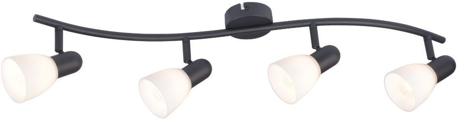 Rabalux Soma lámpara de techo 4x40 W negro 73094