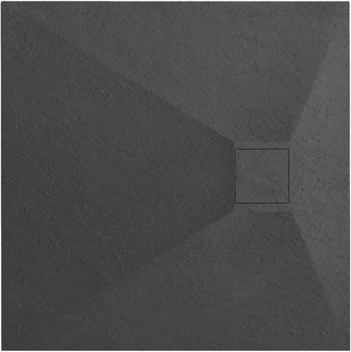 Rea Magnum plato de ducha cuadrado 90x90 cm negro REA-K3910