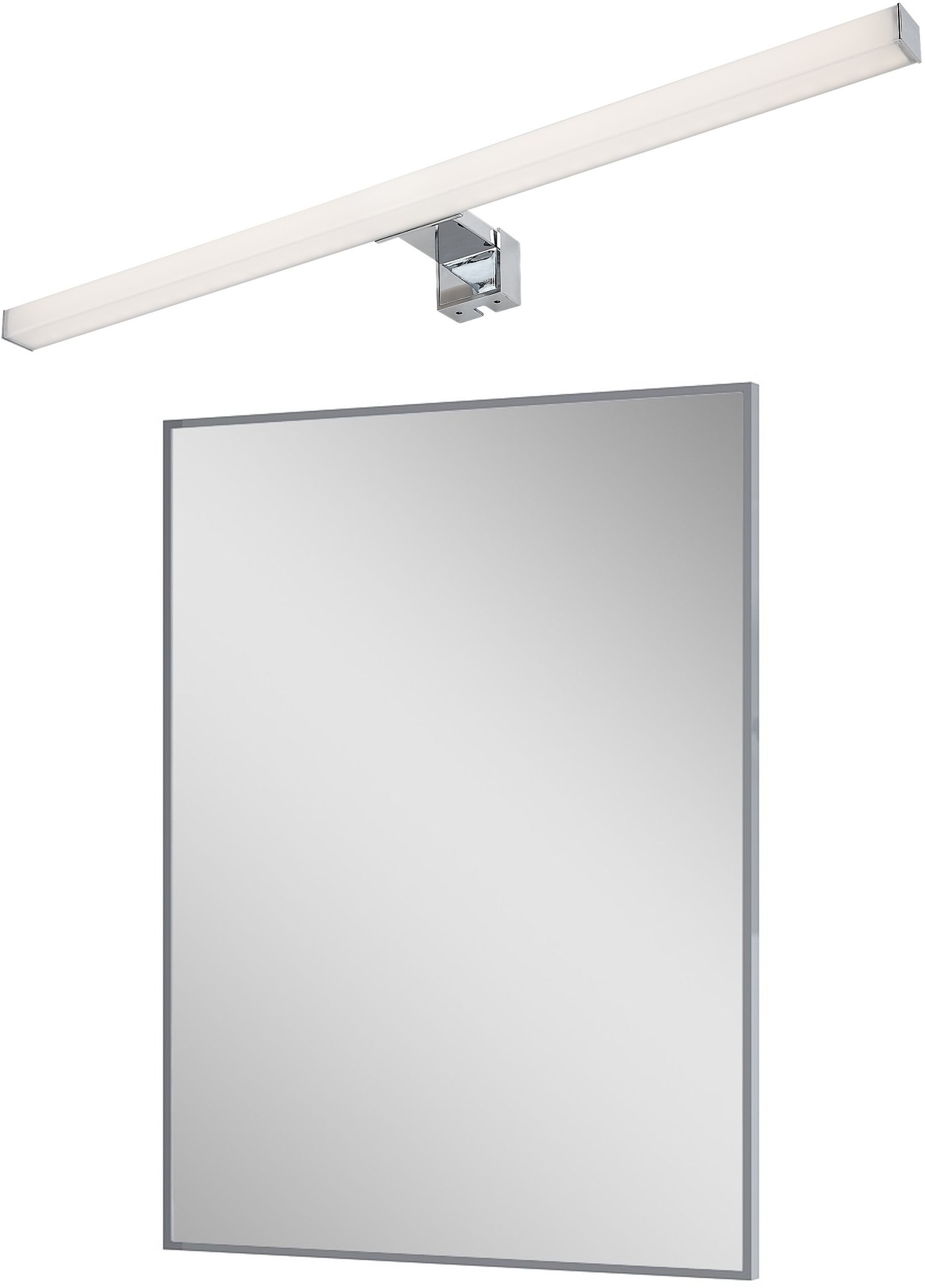 Conjunto espejo Elita RE060600020040, lámpara de pared Rabalux Oliro 75049