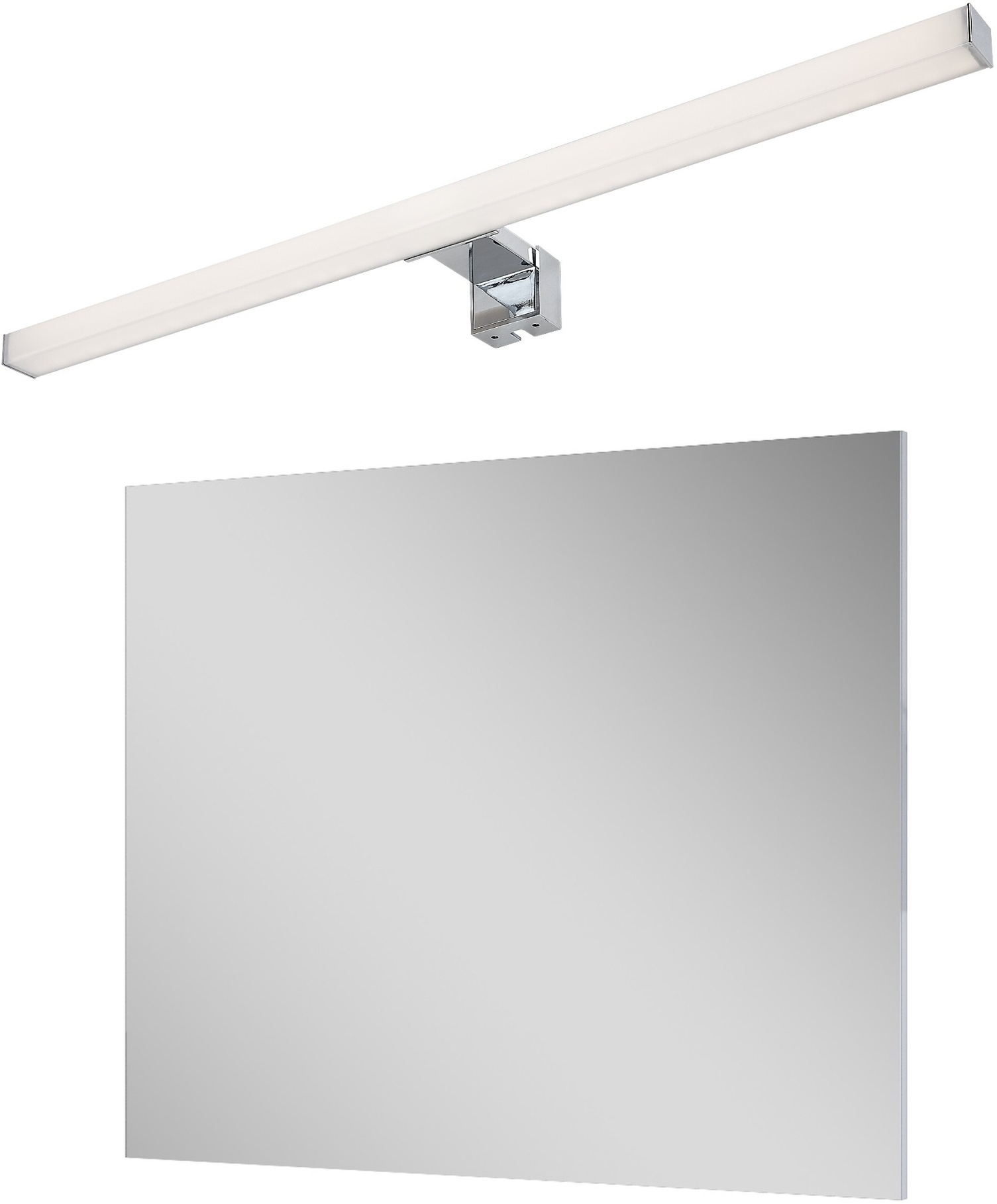 Conjunto espejo Elita Sote RE065804000010, lámpara de pared Rabalux Oliro 75049