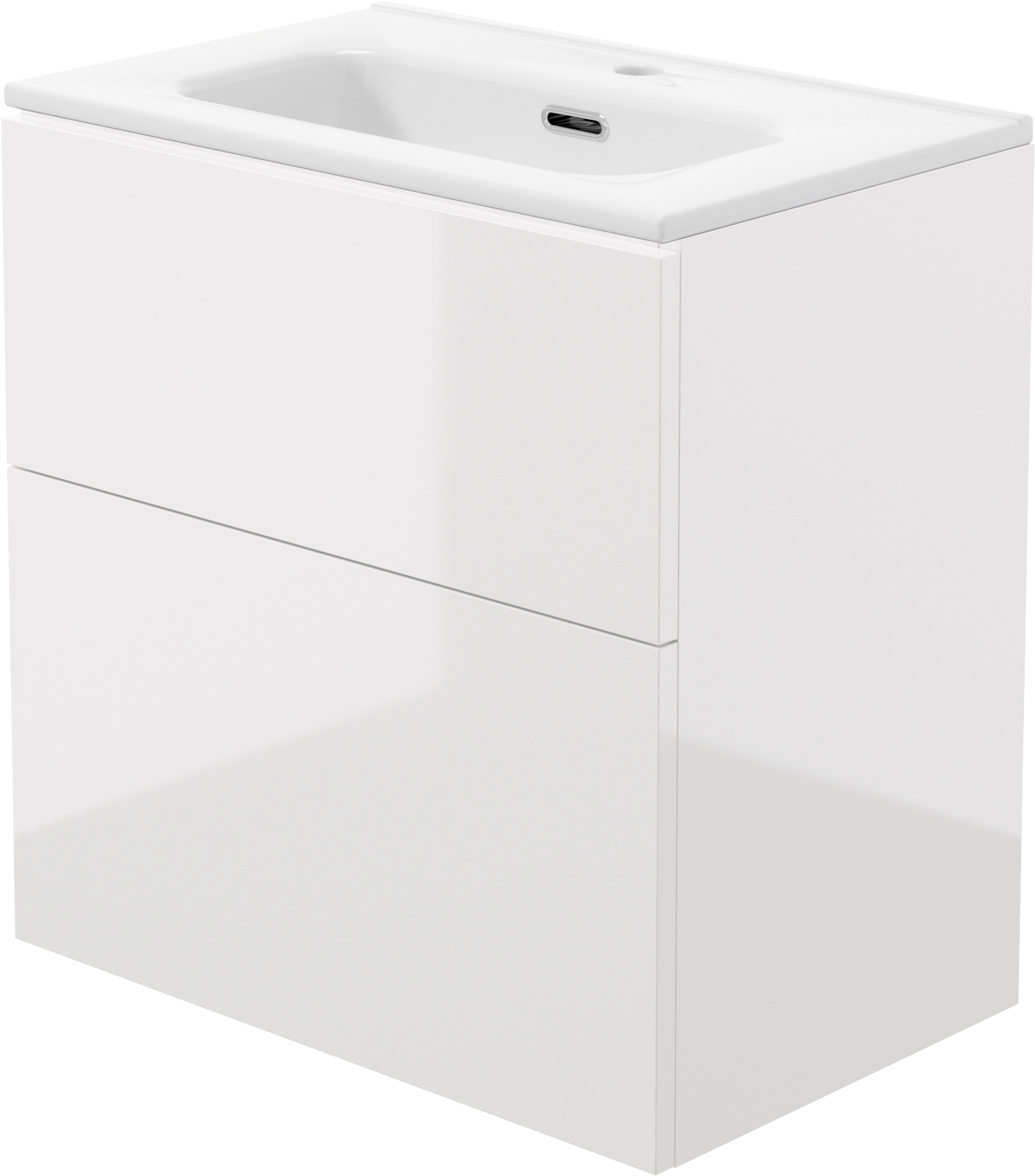 Deante Prizma lavabo con mueble 60 cm blanco ST6U6U6U6M