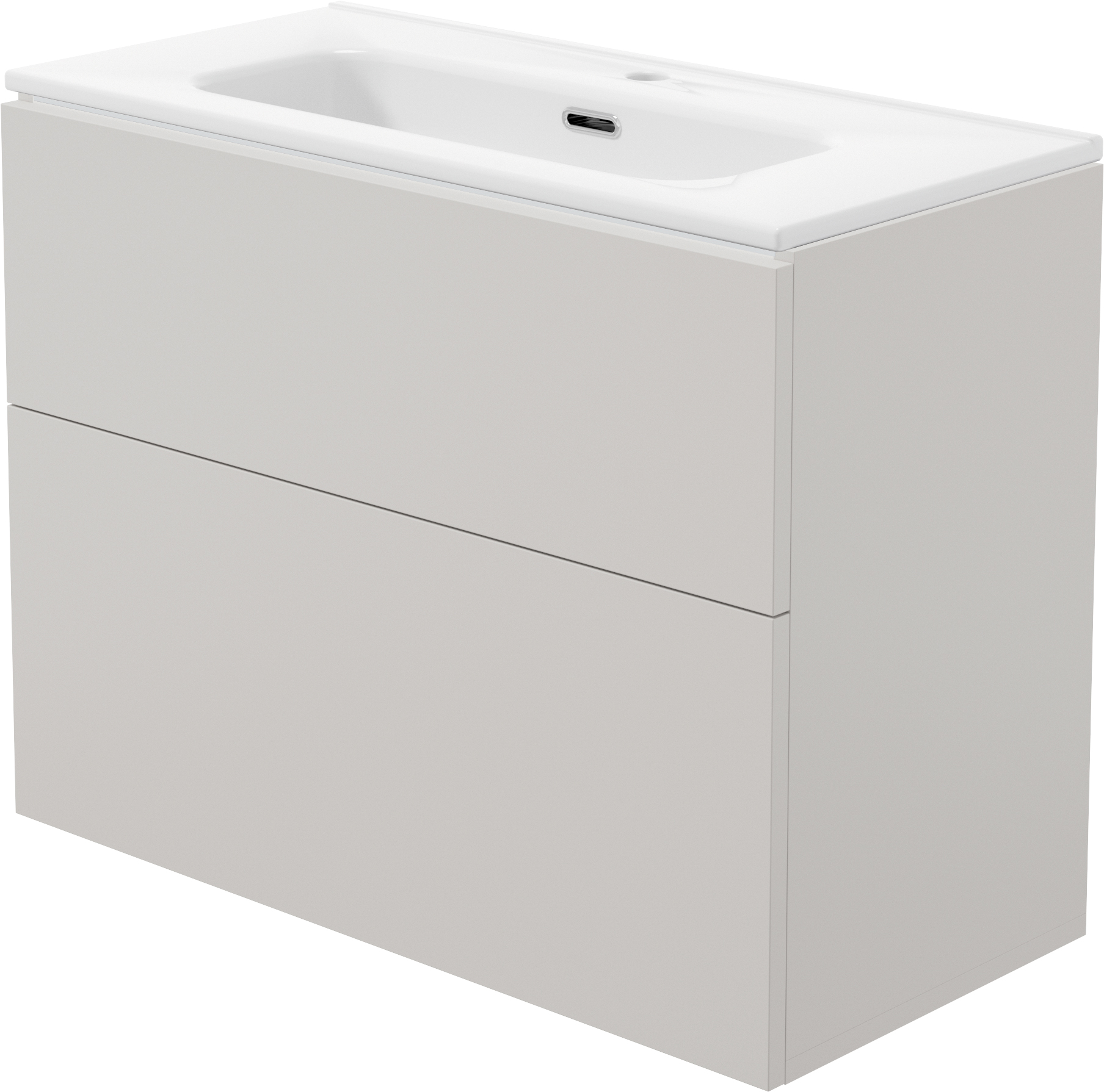 Deante Prizma lavabo con mueble 80 cm beige STKU8U6U8M