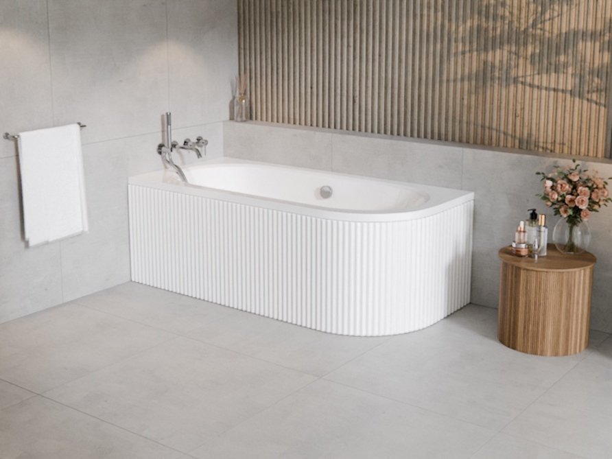 Conjunto bañera de esquina Besco Avita #WAV-170-NL, carcasa para bañera Besco Avita OAV-170-NSR