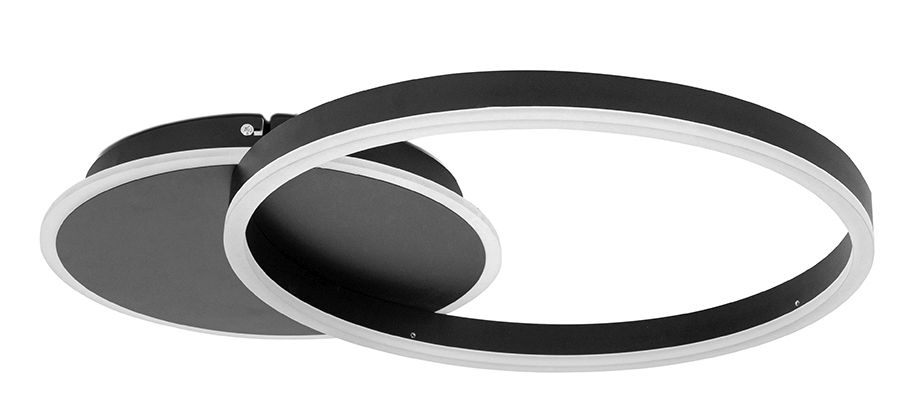 Moosee Rings lámpara de techo x30 W negro MSE1501100507