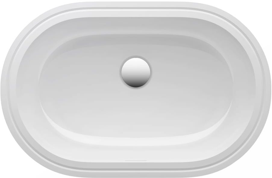 Laufen Savoy lavabo 51x31 cm oval bajo encimera blanco H8189450001551