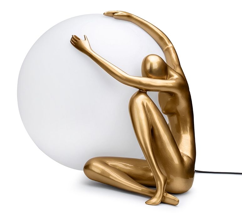 Moosee Uomo lámpara de sobremesa 1x40 W blanco-oro MSE1501100453