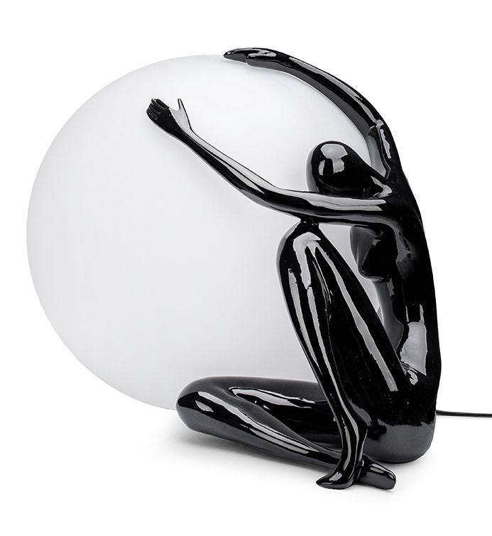 Moosee Uomo lámpara de sobremesa 1x40 W blanco-negro MSE1501100454