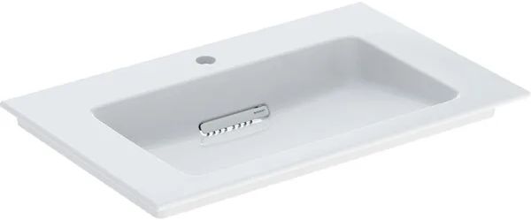 Geberit One CleanDrain lavabo 90x48 cm rectangular para mueble blanco 505.006.00.1