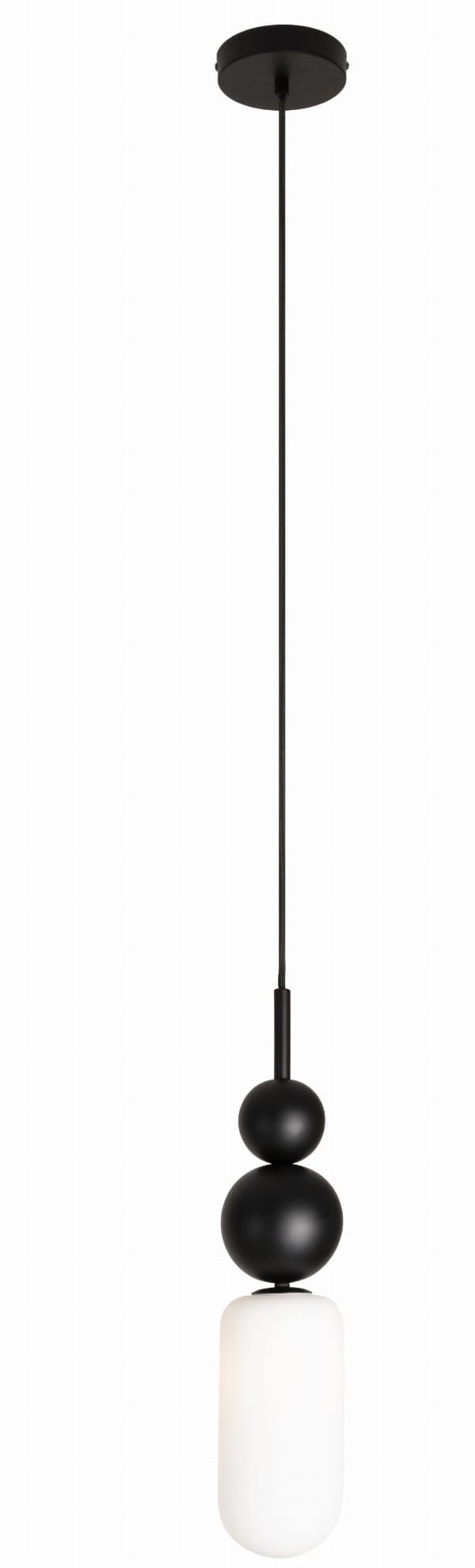 MaxLight Nova lámpara colgante 1x7 W blanco-negro P0641