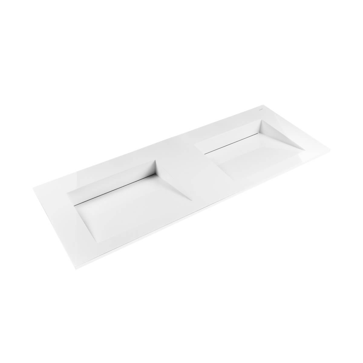 Oltens Stila lavabo 120x45 cm rectangular para mueble blanco mate 40205900