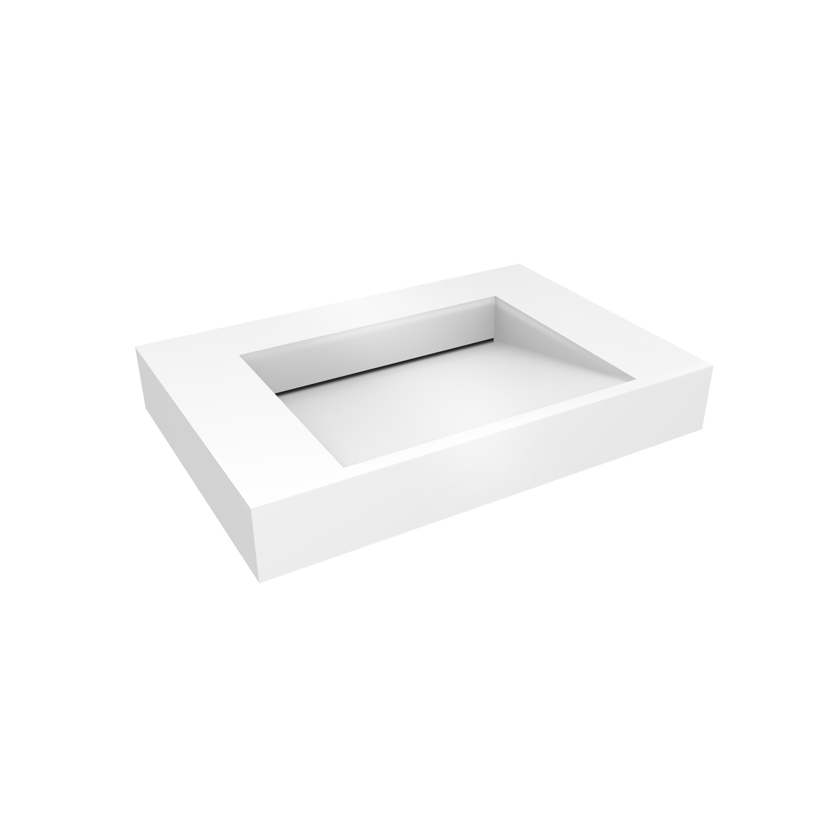 Oltens Stila lavabo 80x45 cm rectangular clásico blanco brillante 40001000